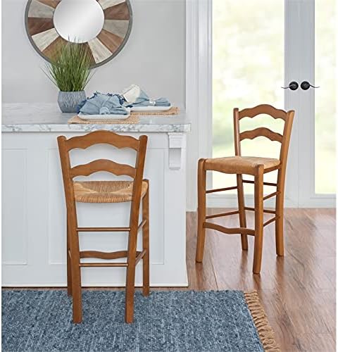 Set of Two Wood Counter Stools T77742