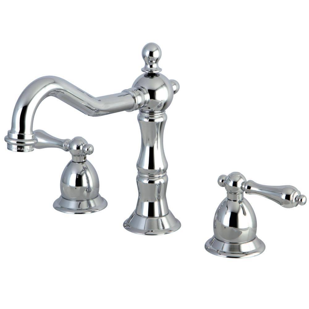 Polished Nickel Widespread Bathroom Faucet W28375