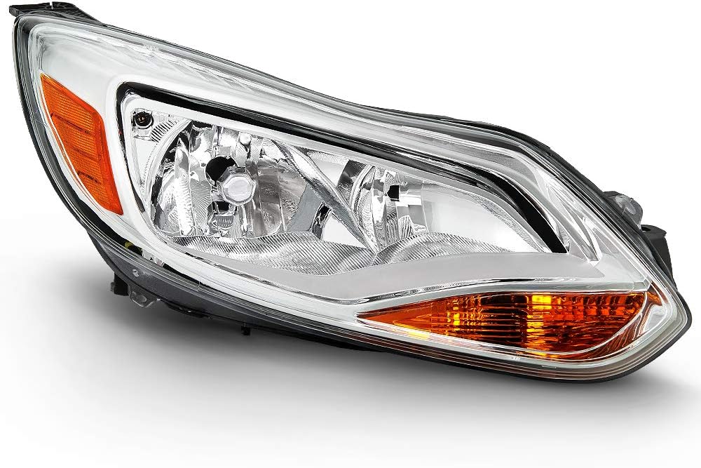 Passenger Side Chrome Trim Headlight Assembly L59647