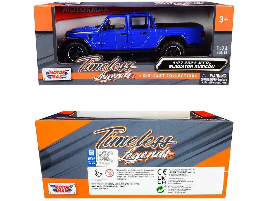 Blue 1/24 Diecast Model Car X827
