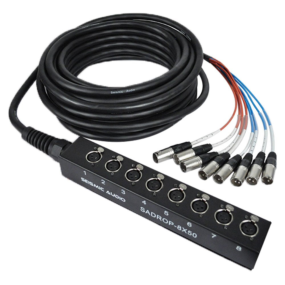 6 Channel 30-Feet Pro Audio Sub Snake Cable Y55113