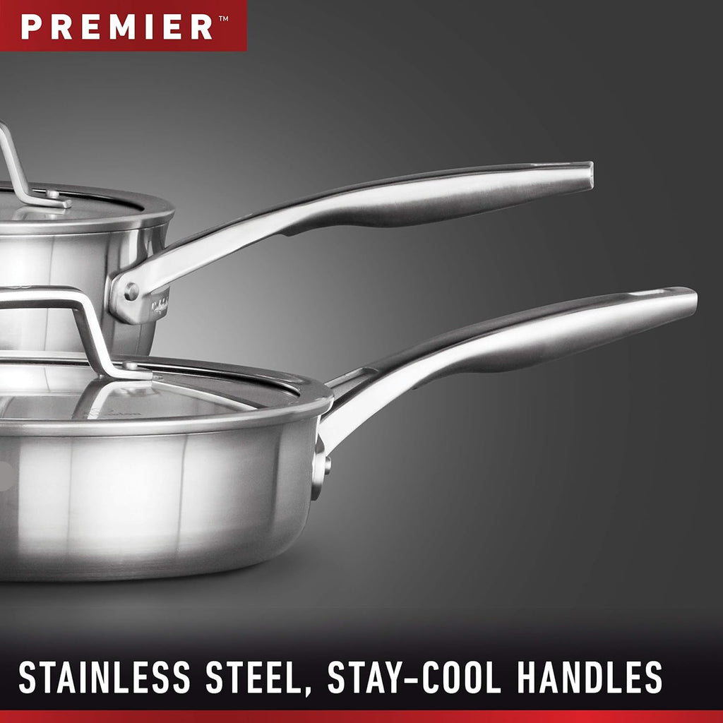11-Piece Stainless Steel Cookware Set C2267