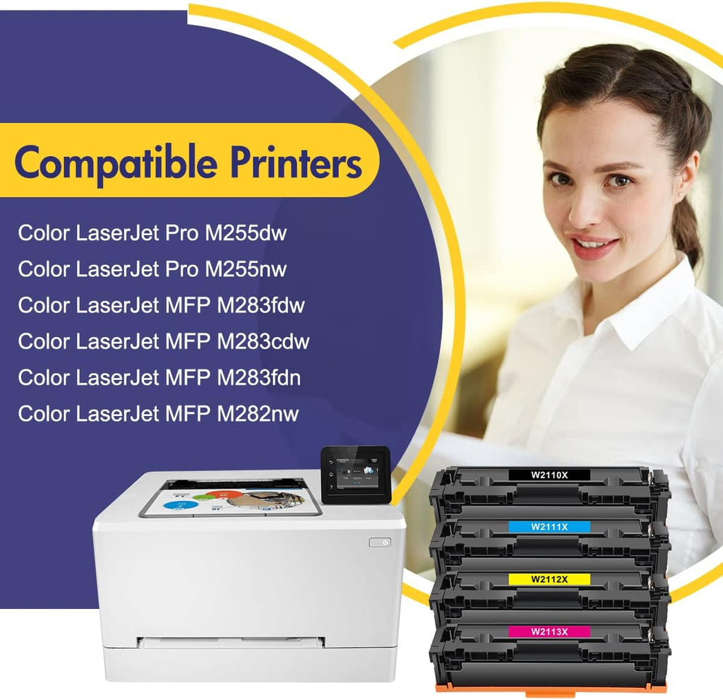 4-Pack Black Cyan Yellow Magenta Toner Cartridge M5162