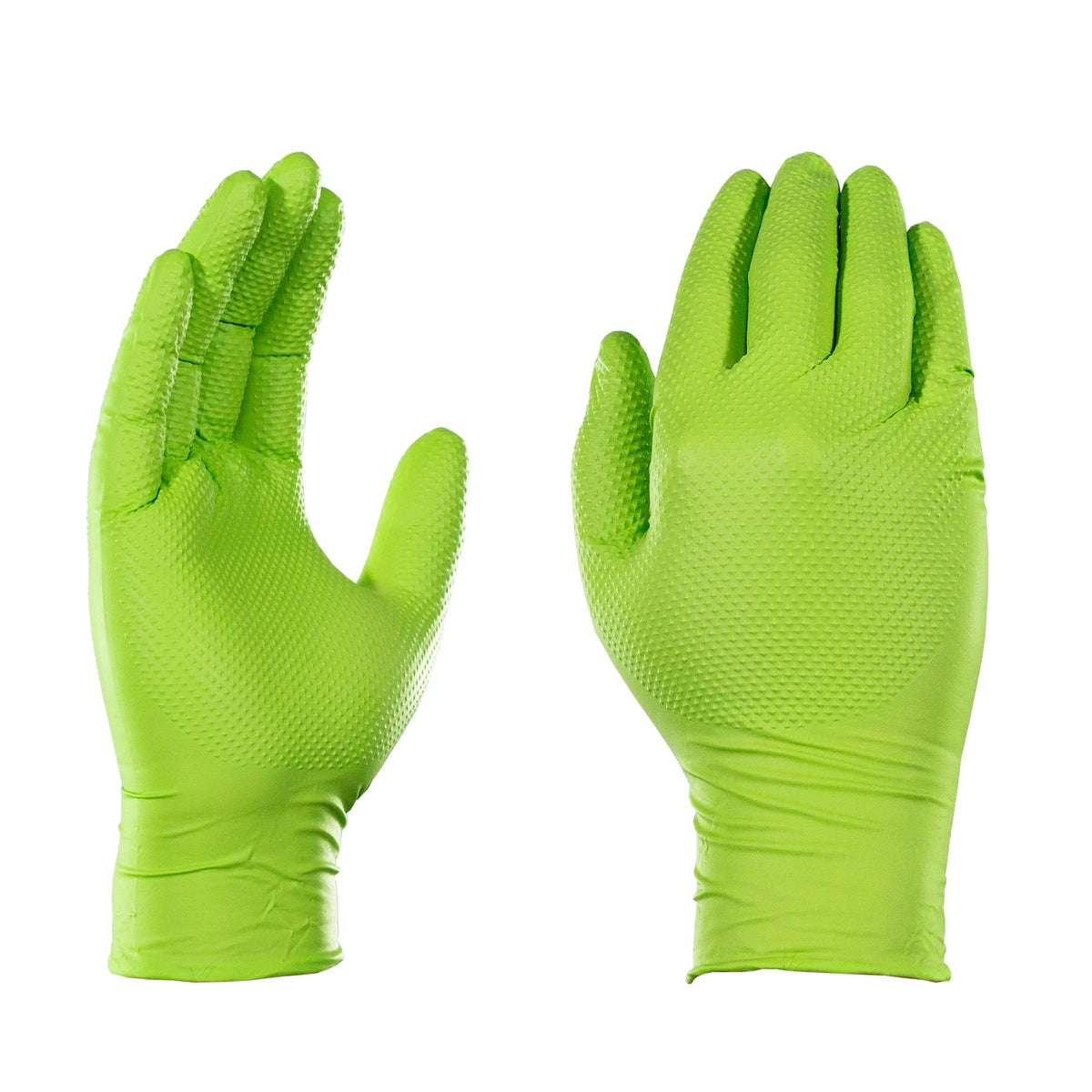 Green Nitrile Disposable Gloves 8 Mil, Large, 1000/Case F798