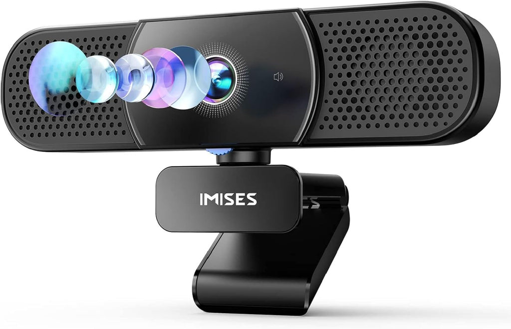 2K QHD Webcam with Microphone & Speaker, Autofocus, Privacy Cover, Pack of 2 L72456