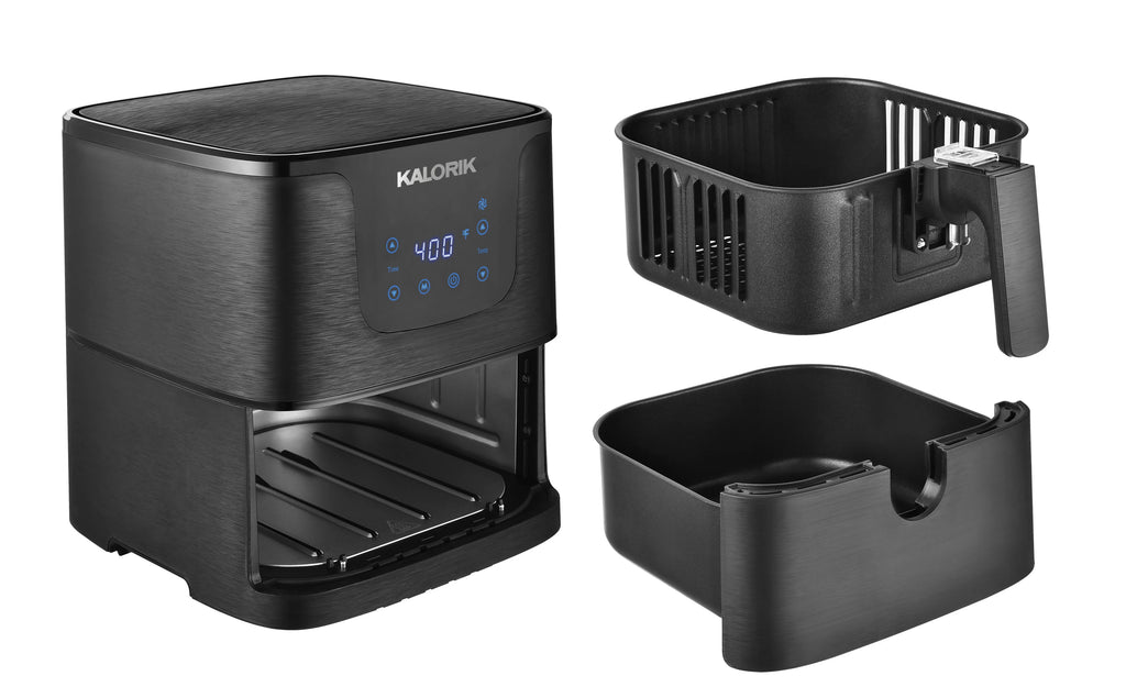 3.5 Quart Digital Air Fryer, Matte Black N9553