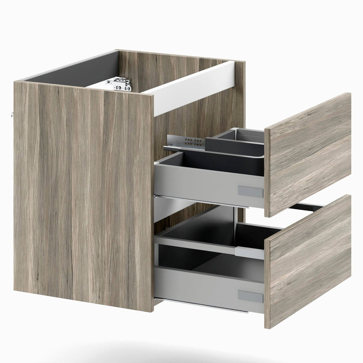 24 x 24 x 18 inch Oak Wood Bathroom Vanity Cabinet with Ceramic Top Sink I56128