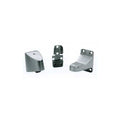 Cast Brass Floor Door Stop and Automatic Holder Satin Chrome T80997