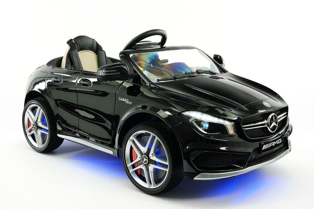 Licensed Mercedes CLA45 AMG Electric Kids Ride-On Car with Rubber Tires X1915