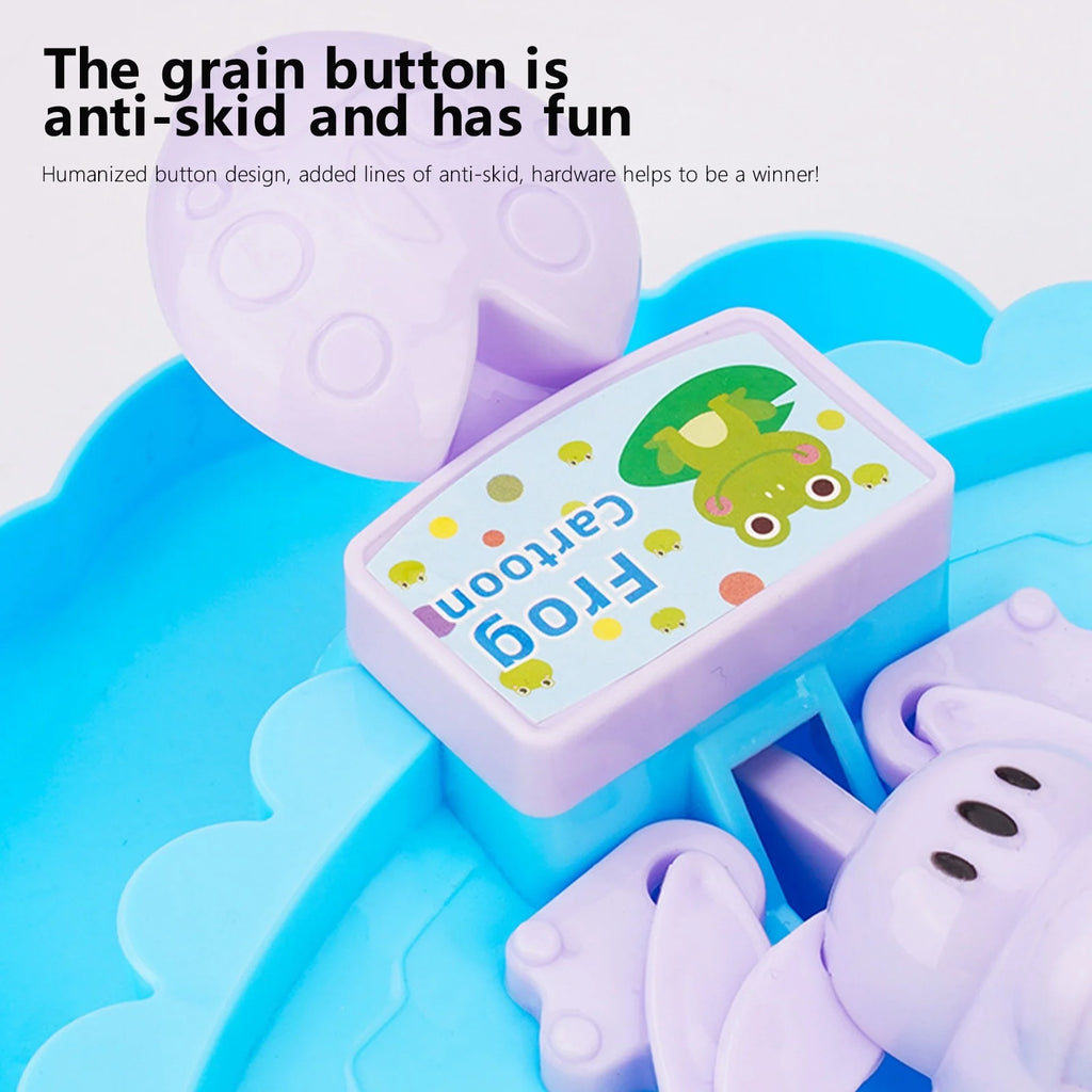 Blue Hungry Frogs Eating Beans Children Board Strategy Games Toy H736