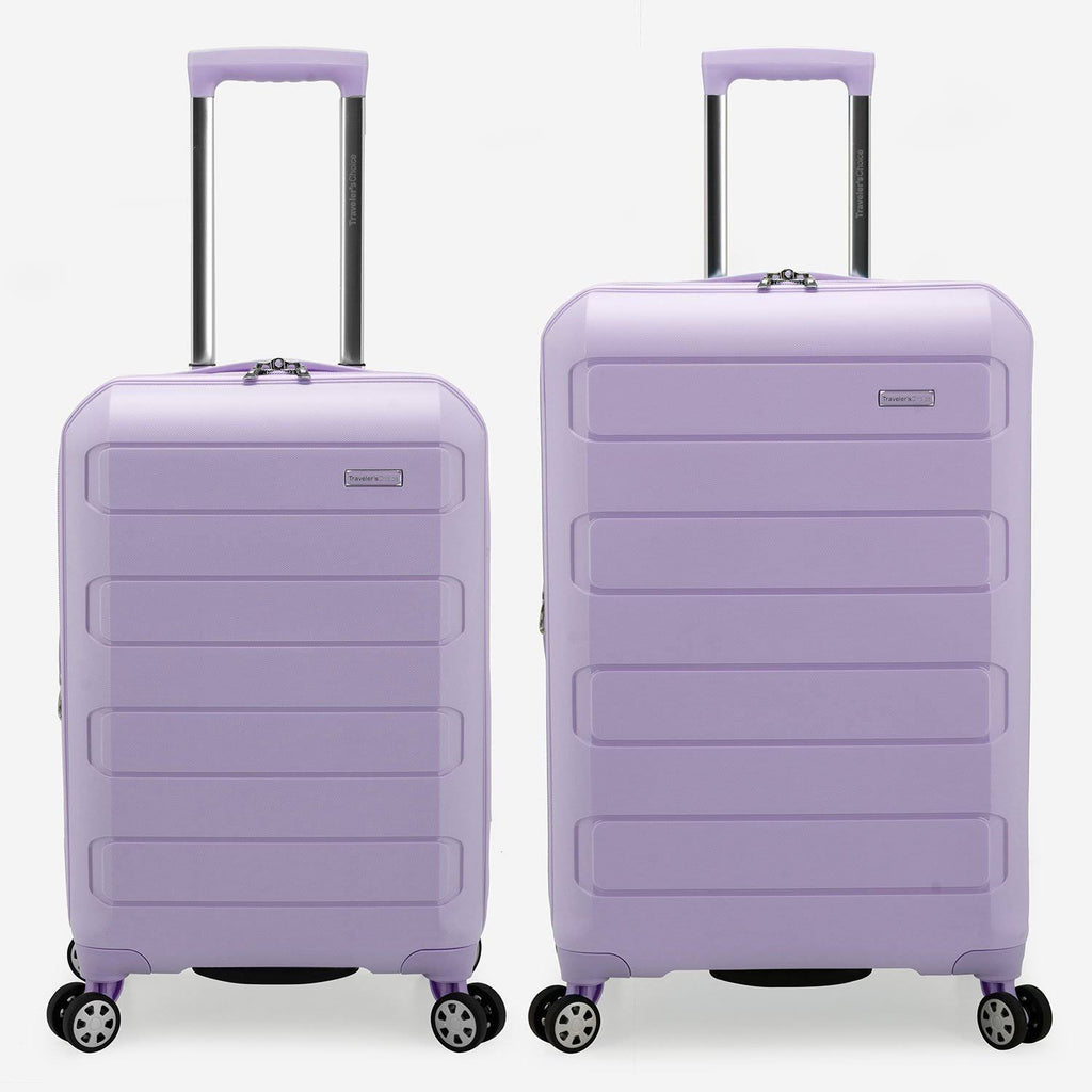 2 Piece Expandable Luggage Set - Hardside Carry-On & Check-In Spinner Suitcase I866067