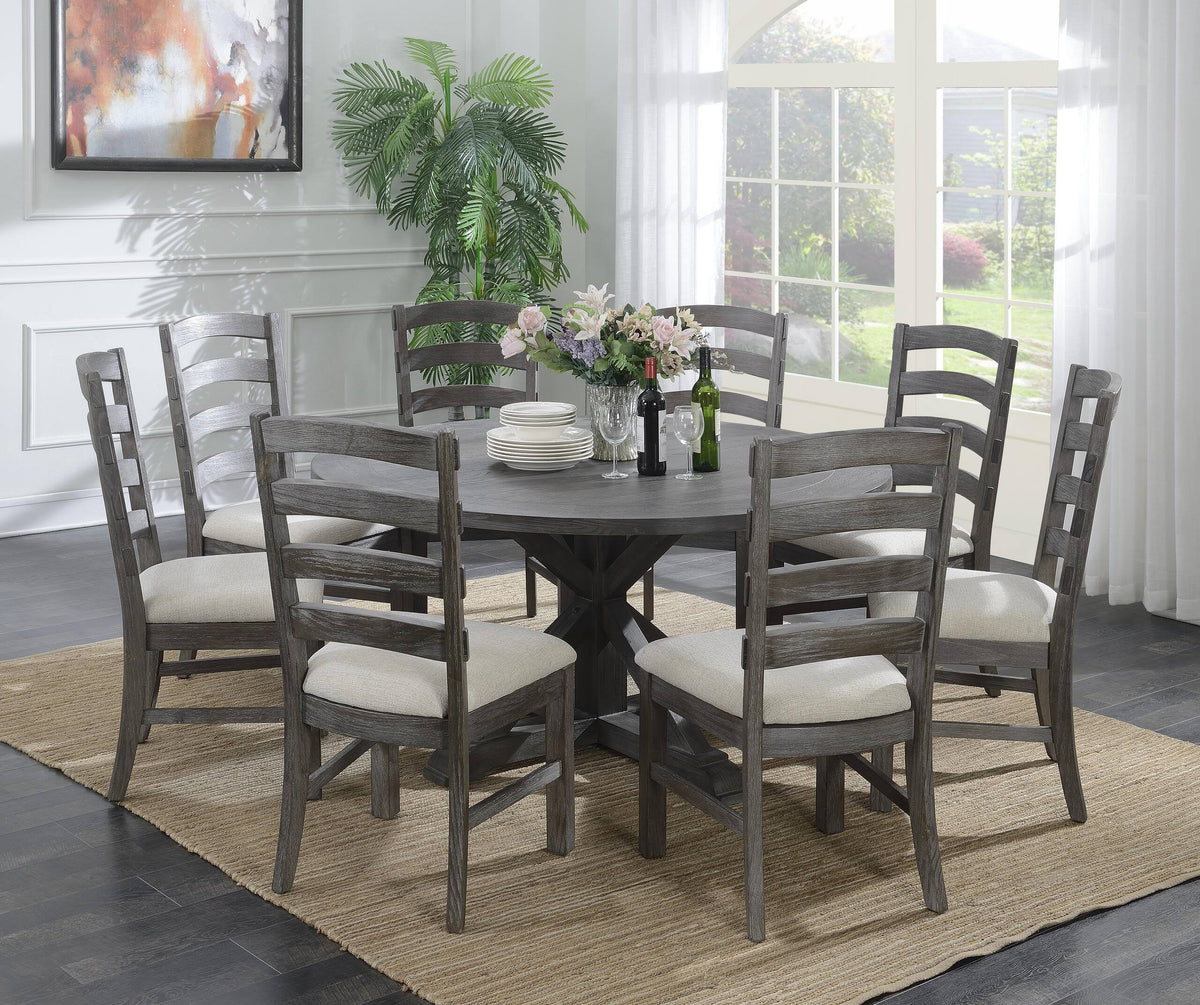 Rustic Charcoal Dining Chair Q421858