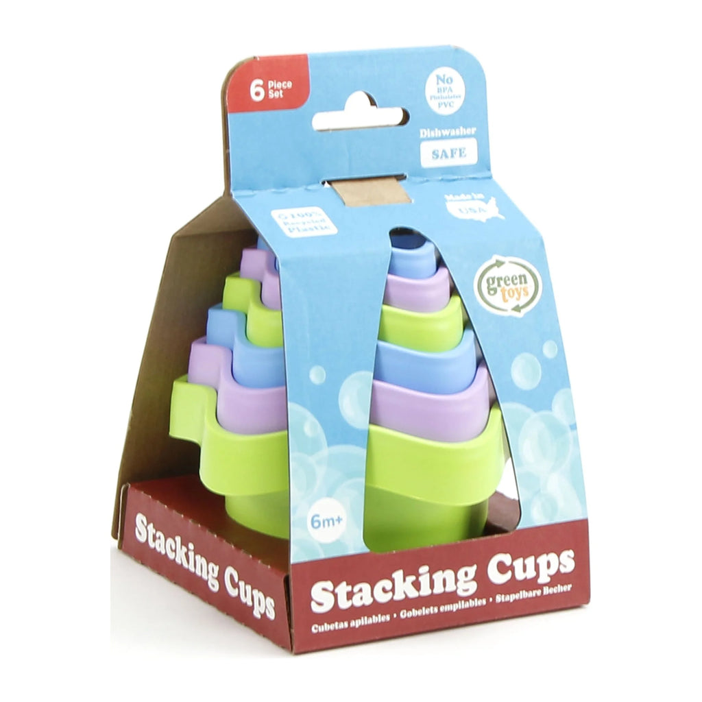 Stacking Cups Bath Toy Made from 100% Recycled Plastic J65378