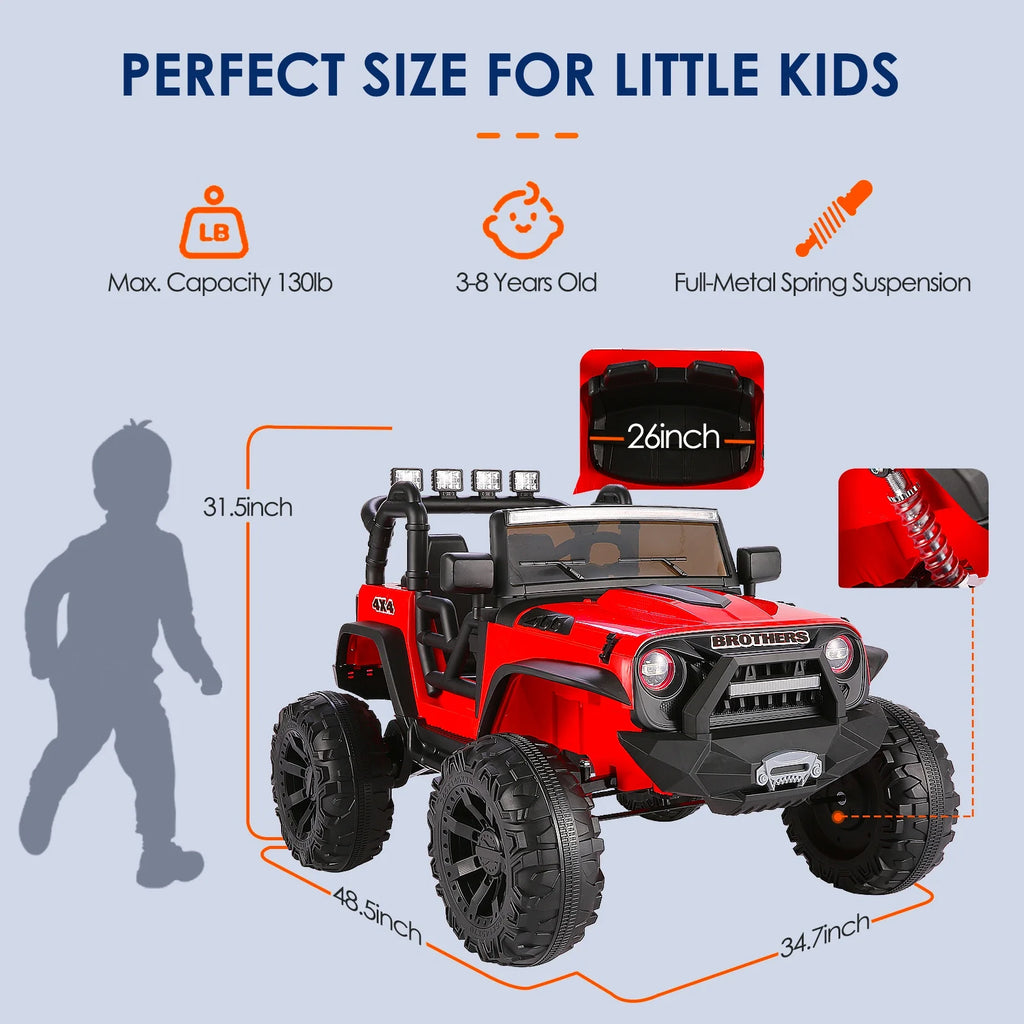 24V Kids Ride on Truck 2 Seater Powered Ride on Toy Car G219090