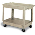 Beige Plastic Utility Cart D499420