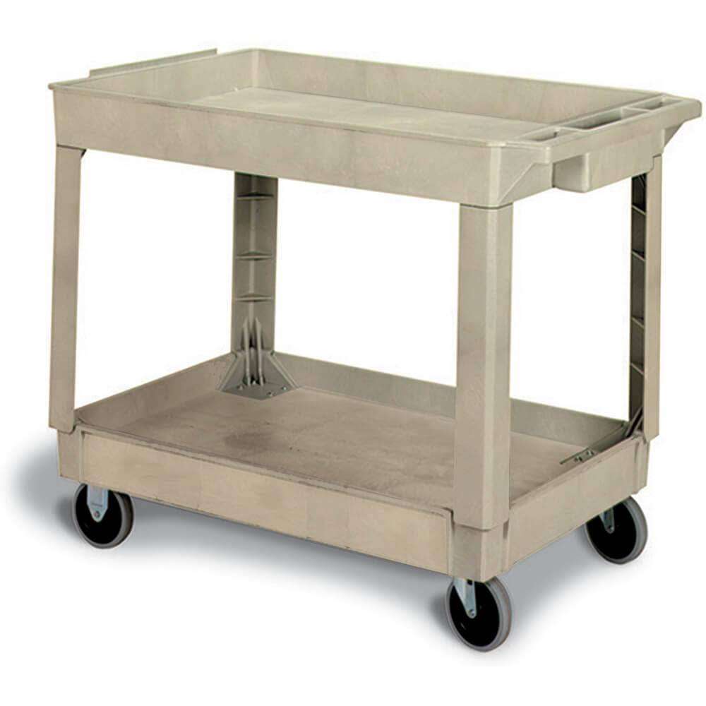 Beige Plastic Utility Cart D499420