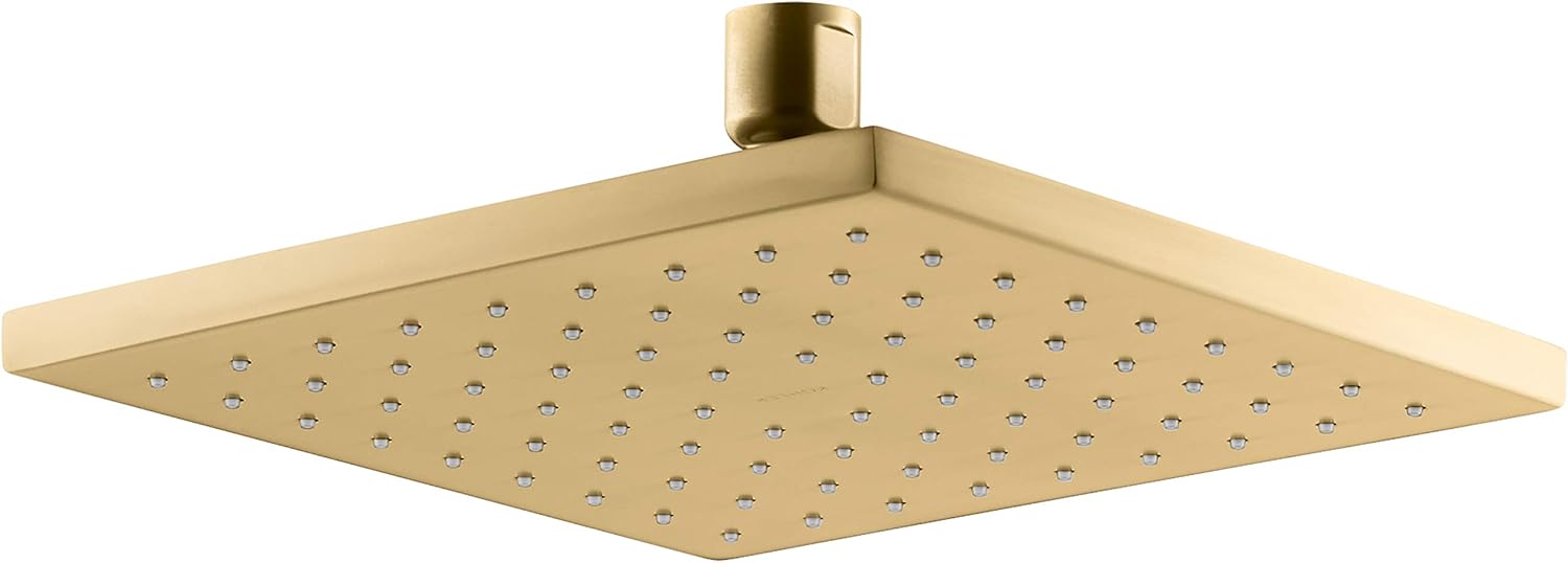 Vibrant Brushed Moderne Brass Showerhead L8465