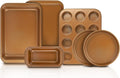 6 Piece Nonstick Copper Bakeware Set I608