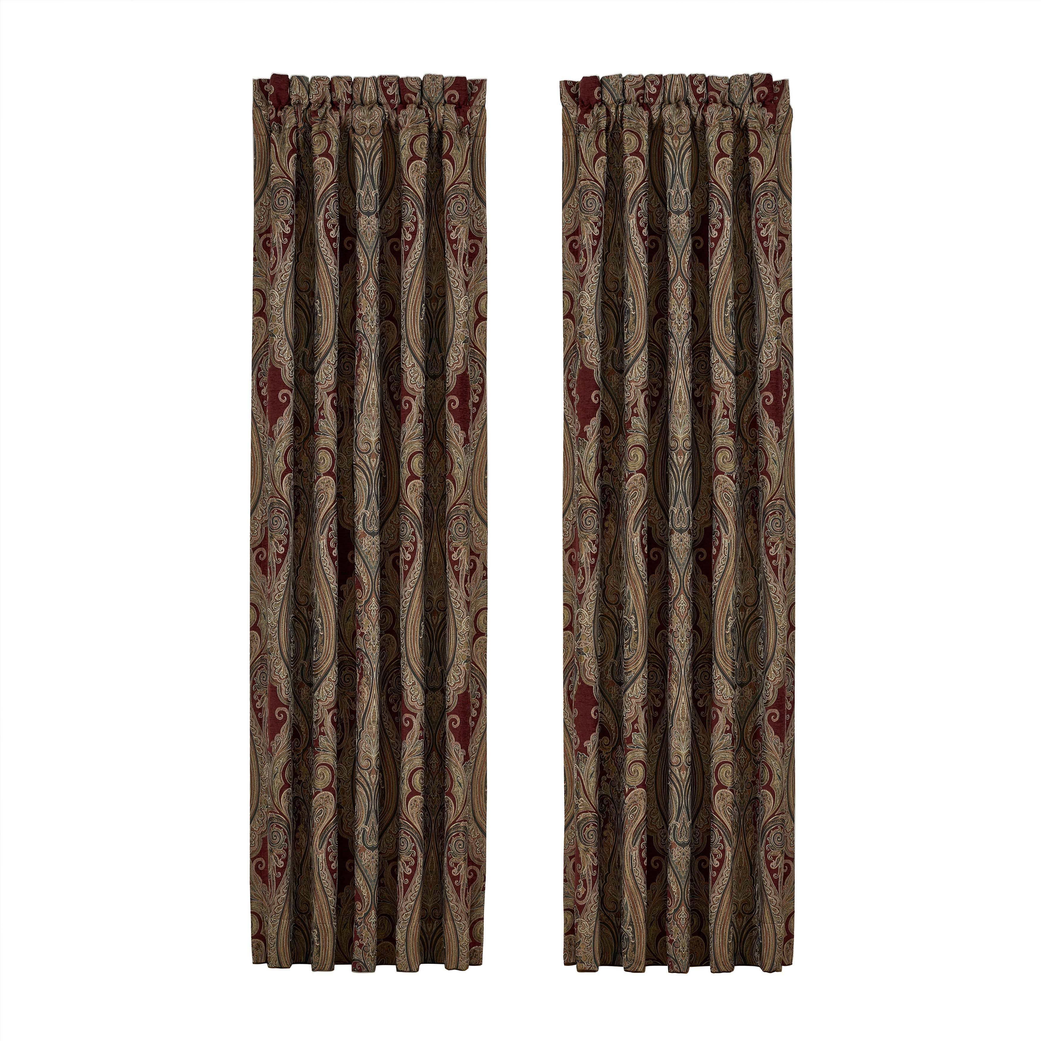 Red Window Panel Pair S131417
