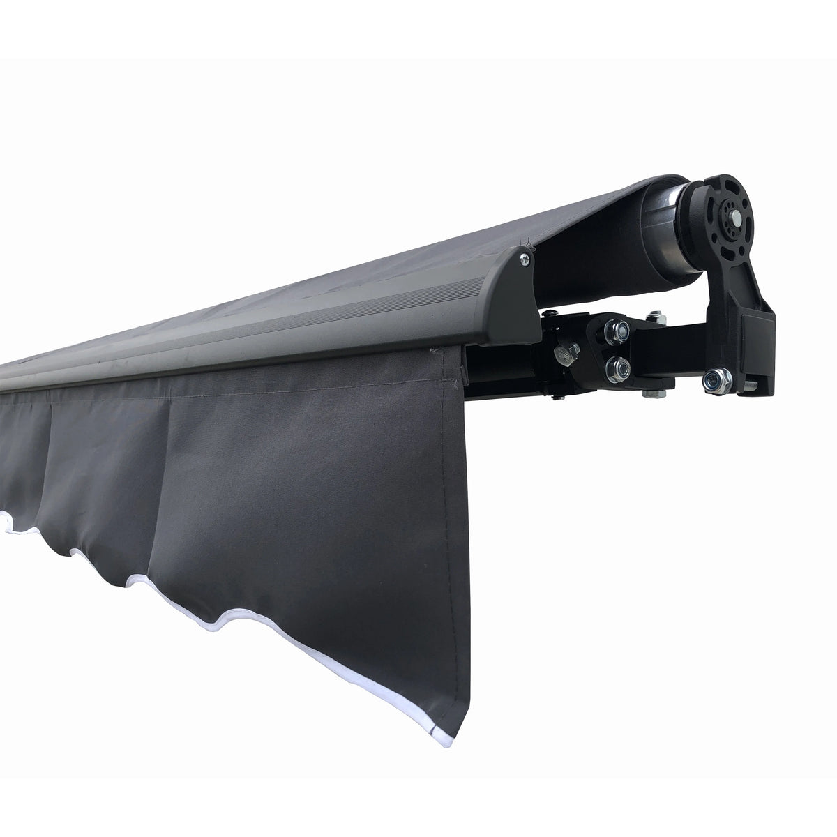 Gray Retractable Patio Awning T941