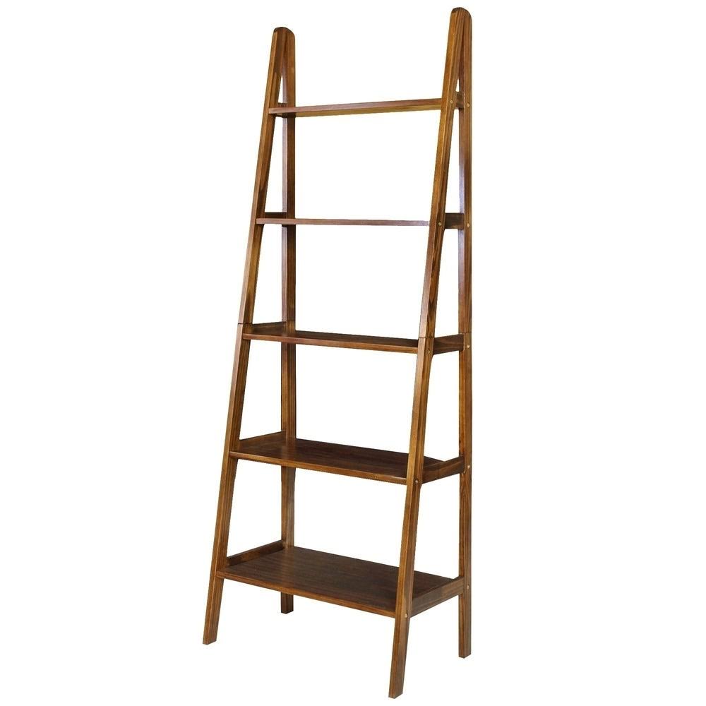 5-Shelf Ladder Bookcase G940
