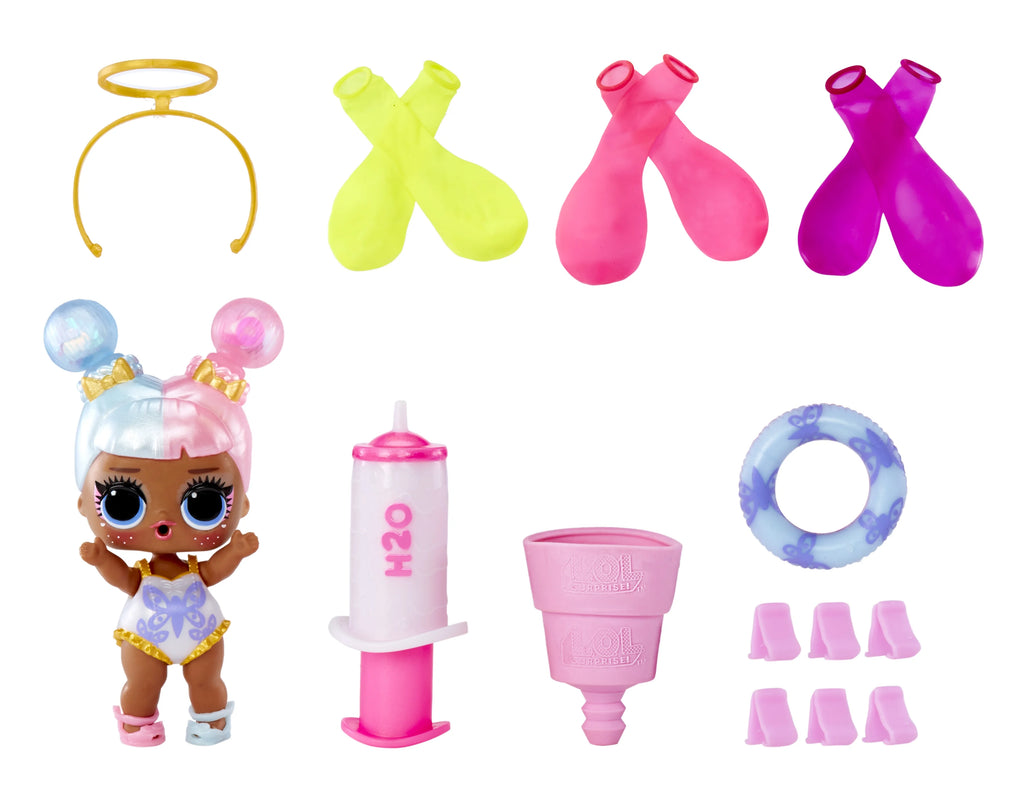 Water Balloon Surprise Dolls, Glitter, Reusable, Limited Edition R771719