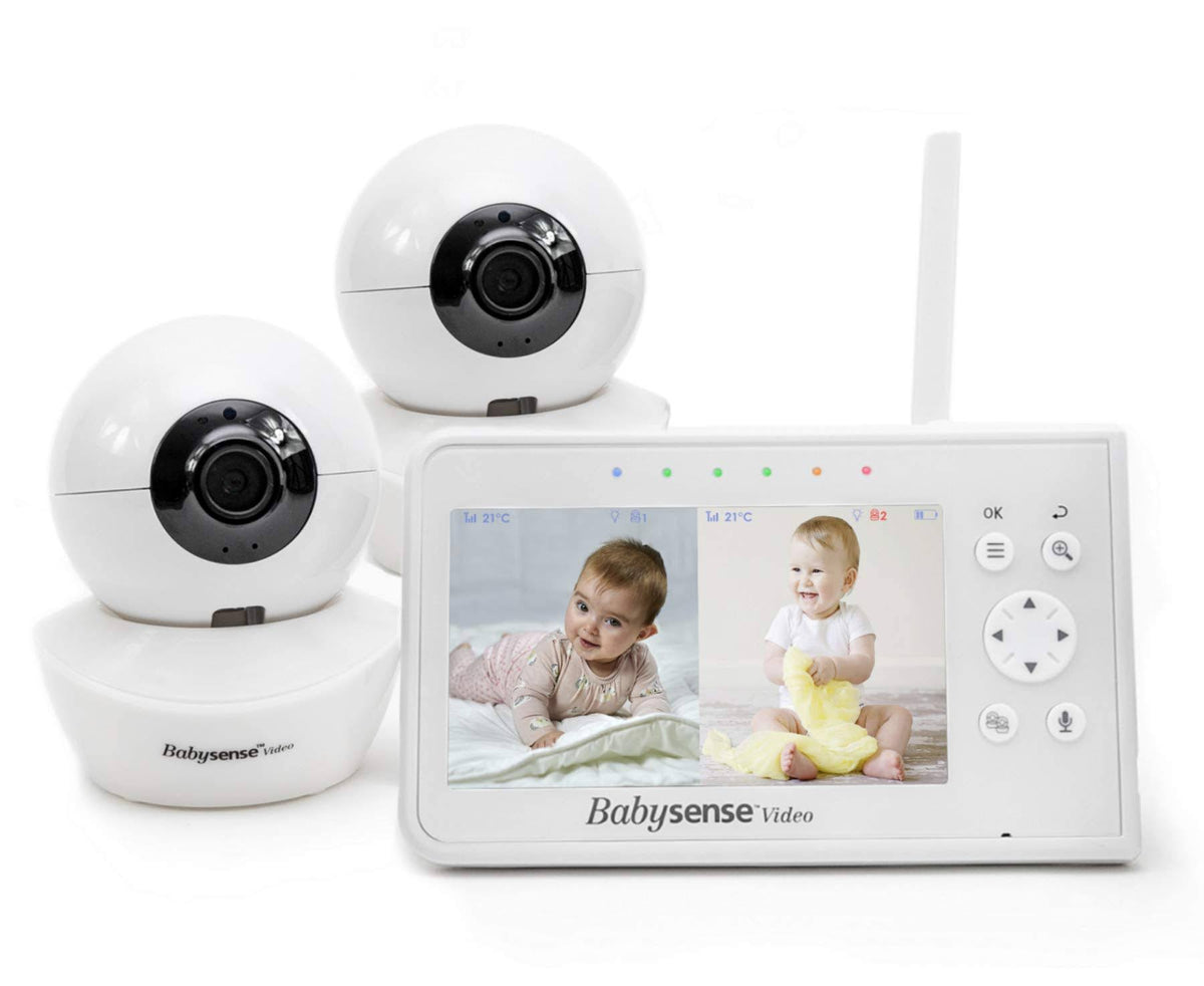 4.3 Split Screen Video Baby Monitor with Two Cameras and Audio U15675