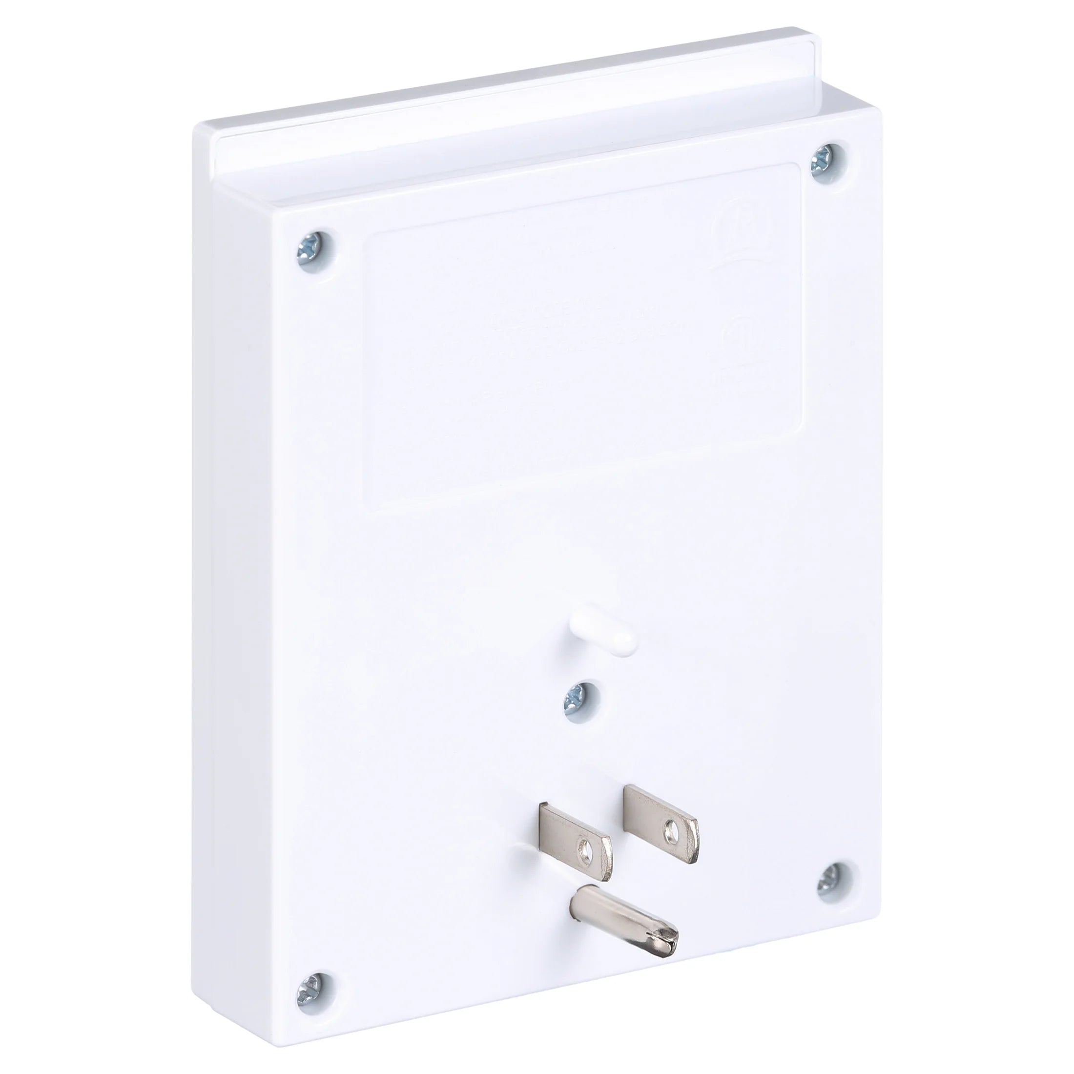 White 6-Outlet USB Wall Charger Extender with Phone Stand R90702
