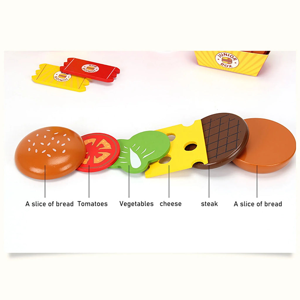 Kids Kitchen Playset Pretend Food Toys L410