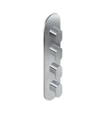 Polished Chrome Four Hole Thermostatic Valve Trim Plate M72977