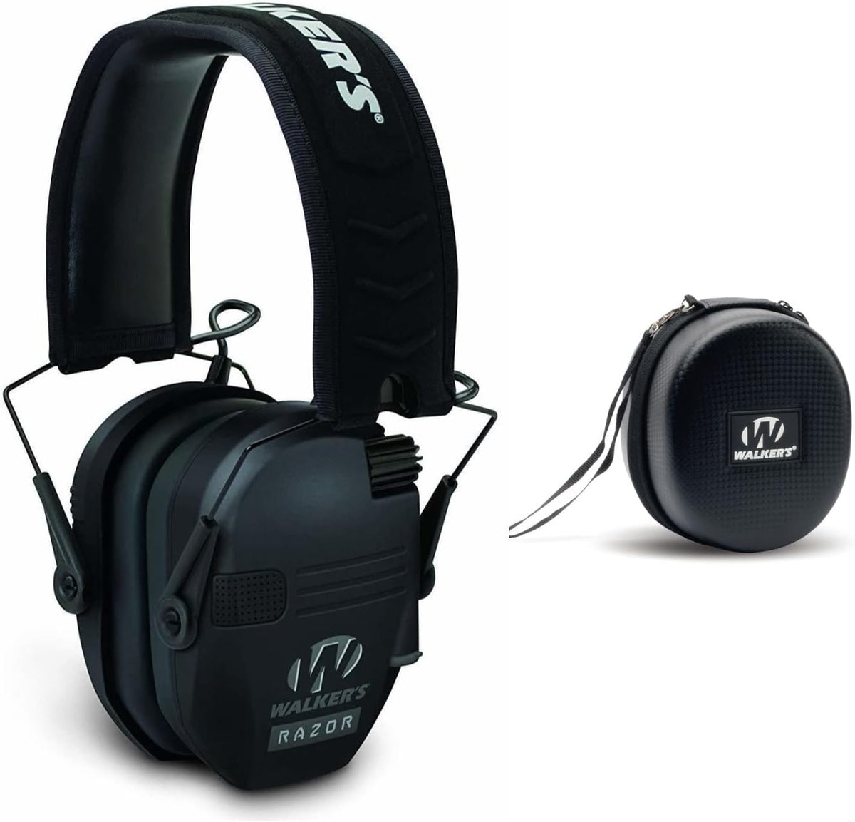 Razor Slim Electronic Shooting Hearing Protection Muff with Protective Case M8017