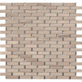 12 in. x 12 in. x 8 mm Glass Metal and Stone Mesh-Mounted Mosaic Tile X7842