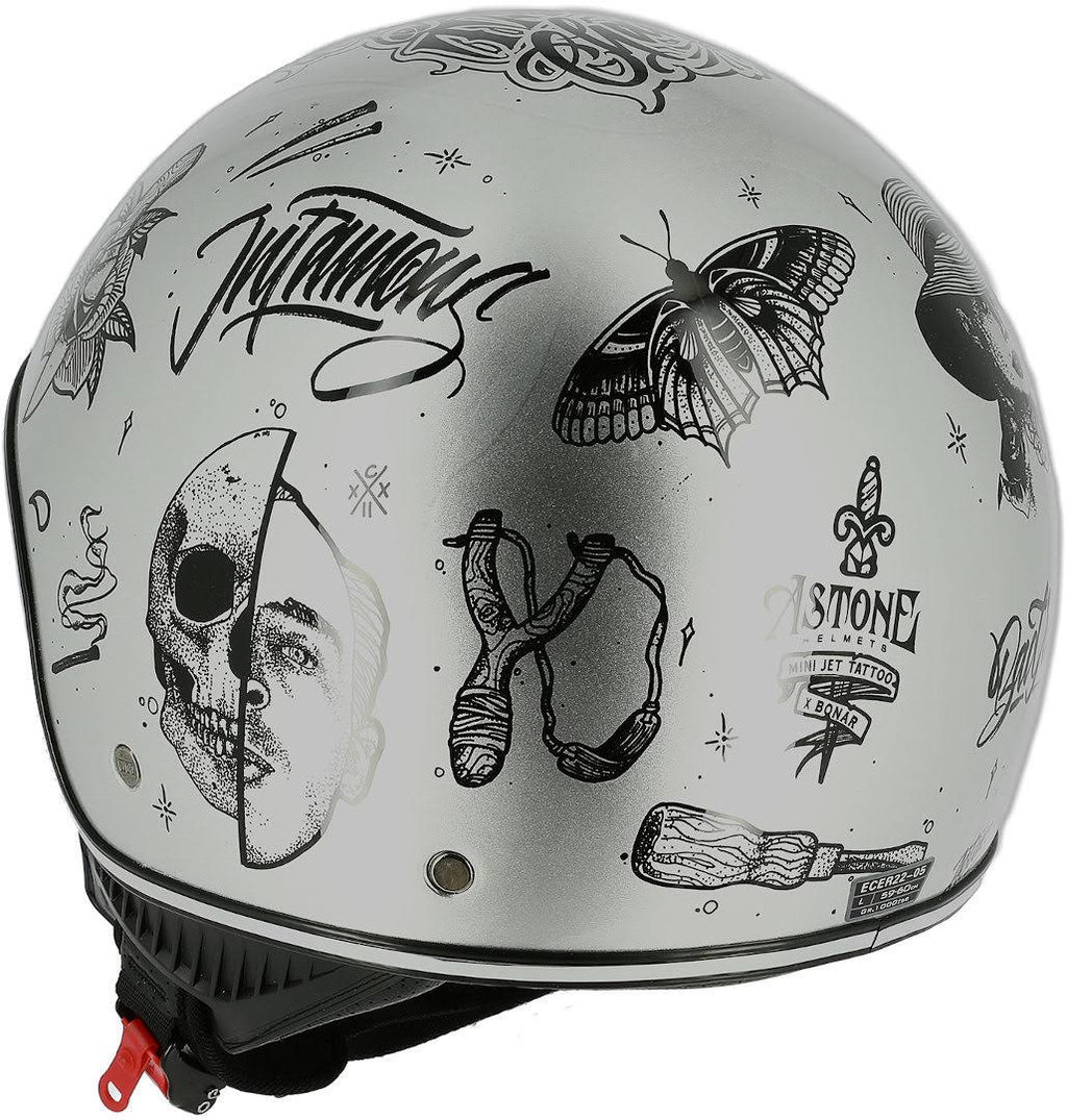 Silver Mini Jet Helmet G4583
