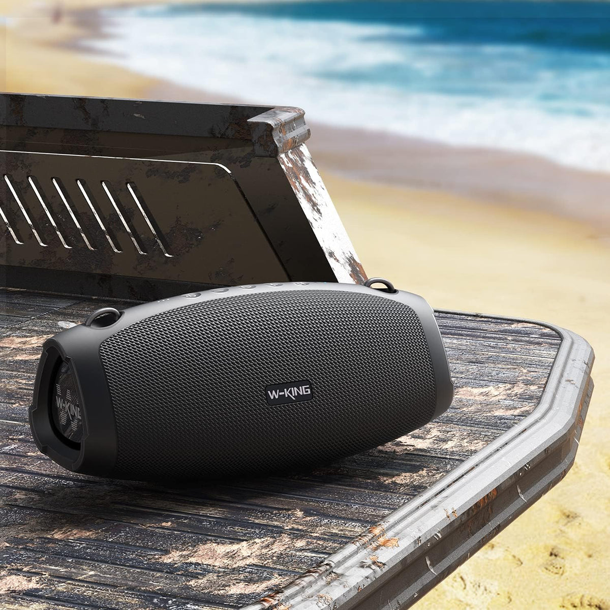 Bluetooth Speaker with Power Bank, IPX6 Waterproof, Bluetooth 5.0 P8612