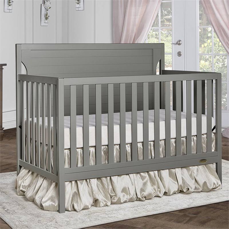 Storm Grey 5-in-1 Convertible Crib X325