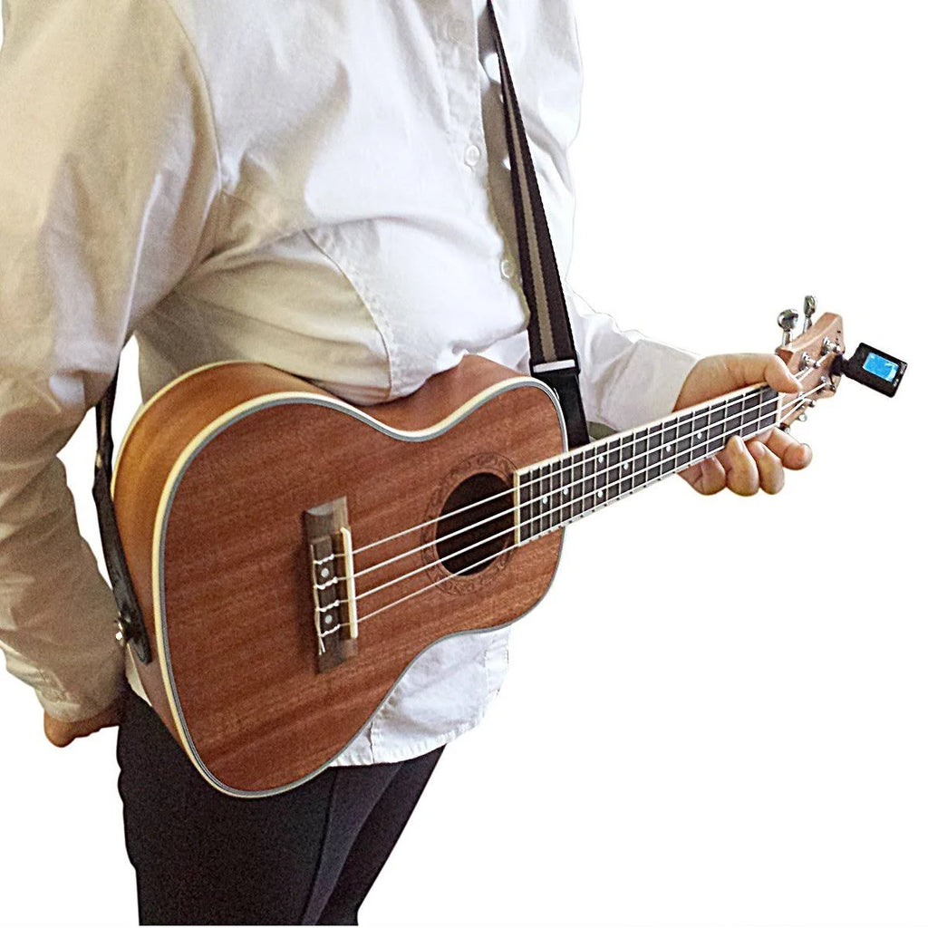 Tenor Ukulele Bundle with Strap, Case, Tuner, Picks, Pick Holder, Aquila Strings F4560