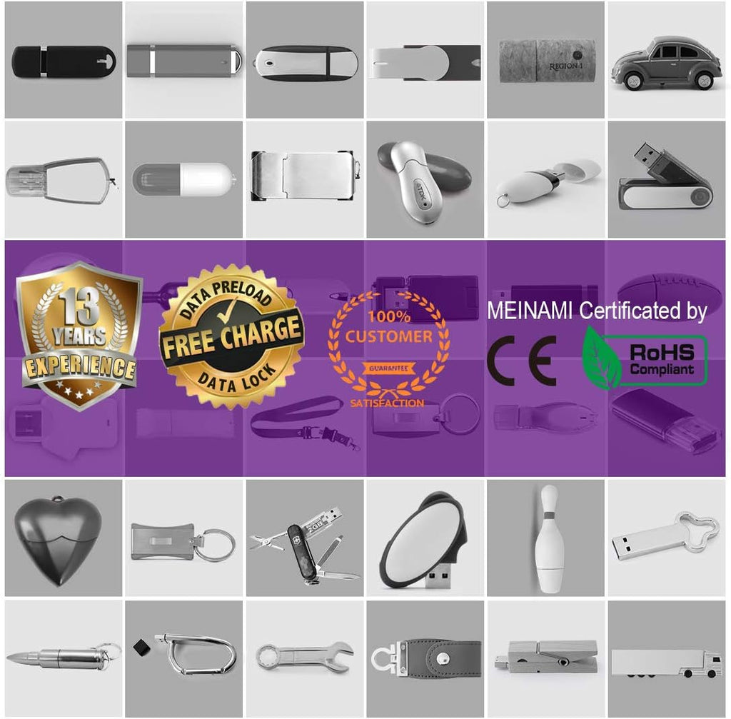 25 Pack Customized Metal USB Flash Drive S992