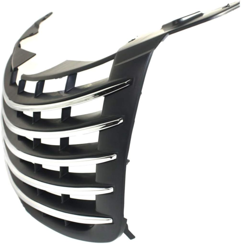 Primed Grille Assembly with Chrome Insert Molding Plastic O168320