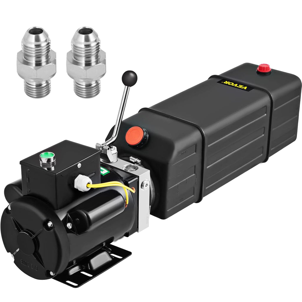 Hydraulic Pump 4 Gallon 3450 RPM 208-230 Volt 2 Horsepower Portable Car Lift I333