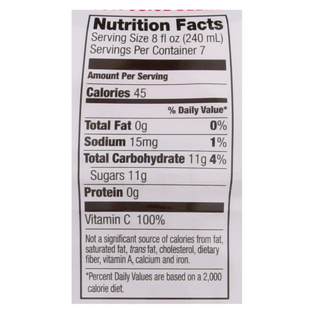 Super Fruit Punch Juice Drink, 59 Fluid Ounce, 8 per case K97614