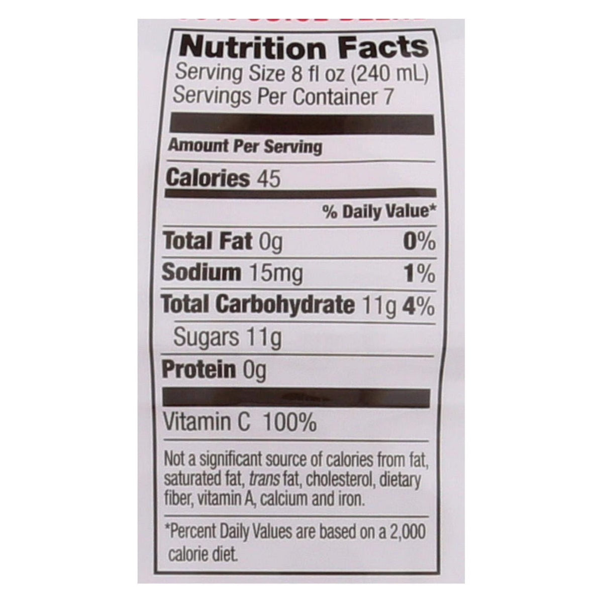 Super Fruit Punch Juice Drink, 59 Fluid Ounce, 8 per case K97614
