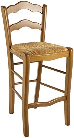 Set of Two Wood Counter Stools T77742