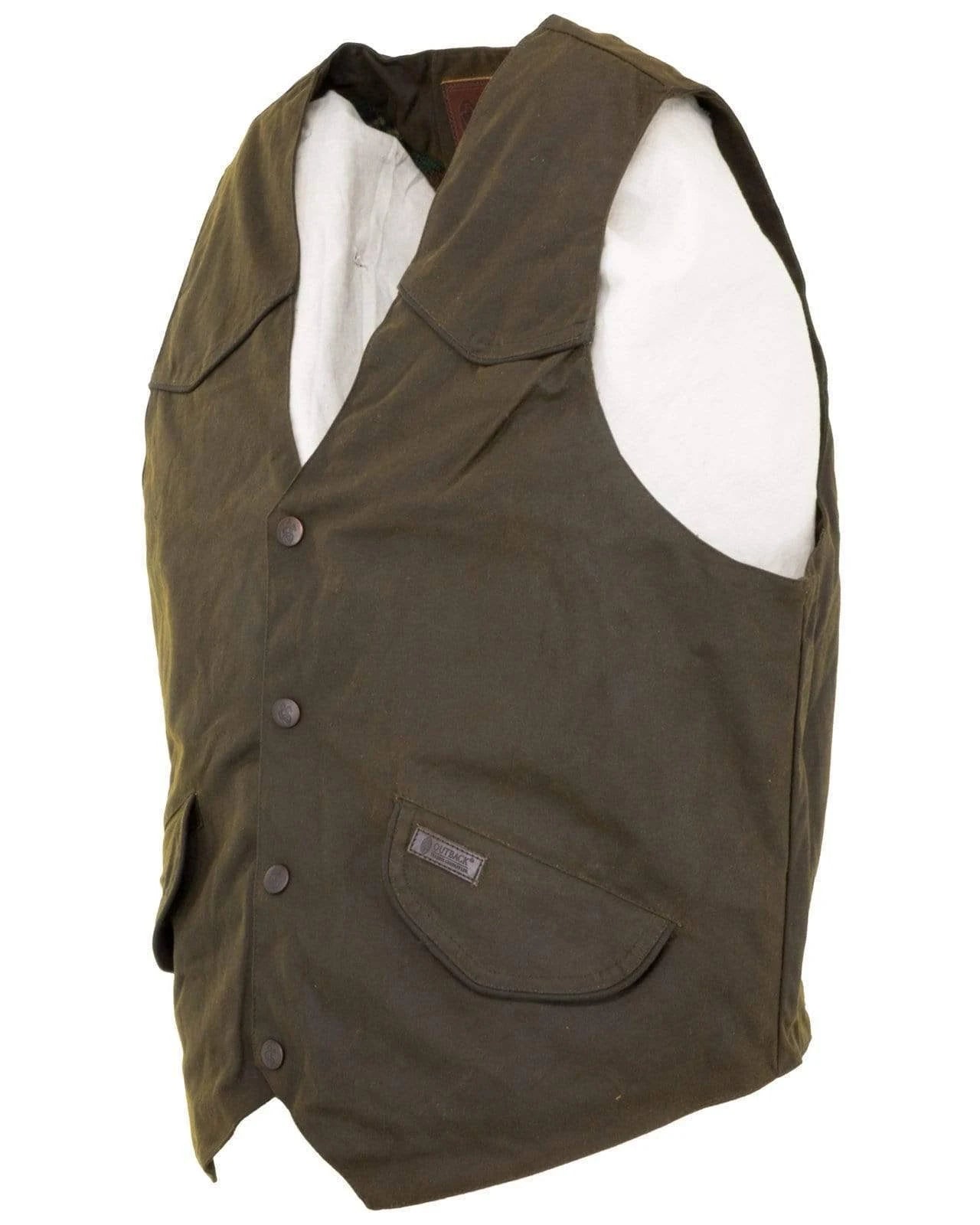Bronze Oilskin Vest M579700