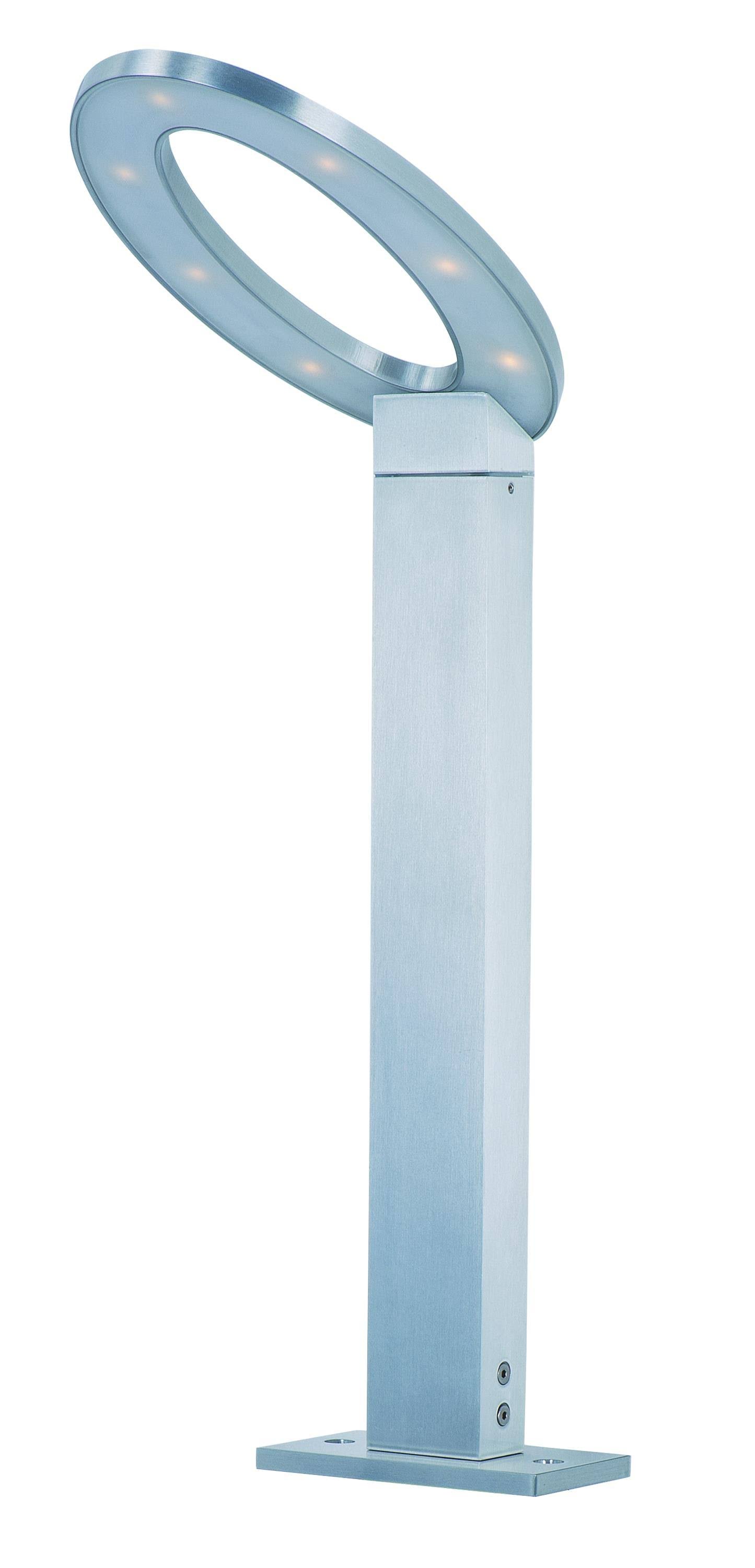 Satin Aluminum 7 Light LED Pathway Z1073