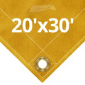 10 oz Tan Canvas Tarps 20' x 30' W124