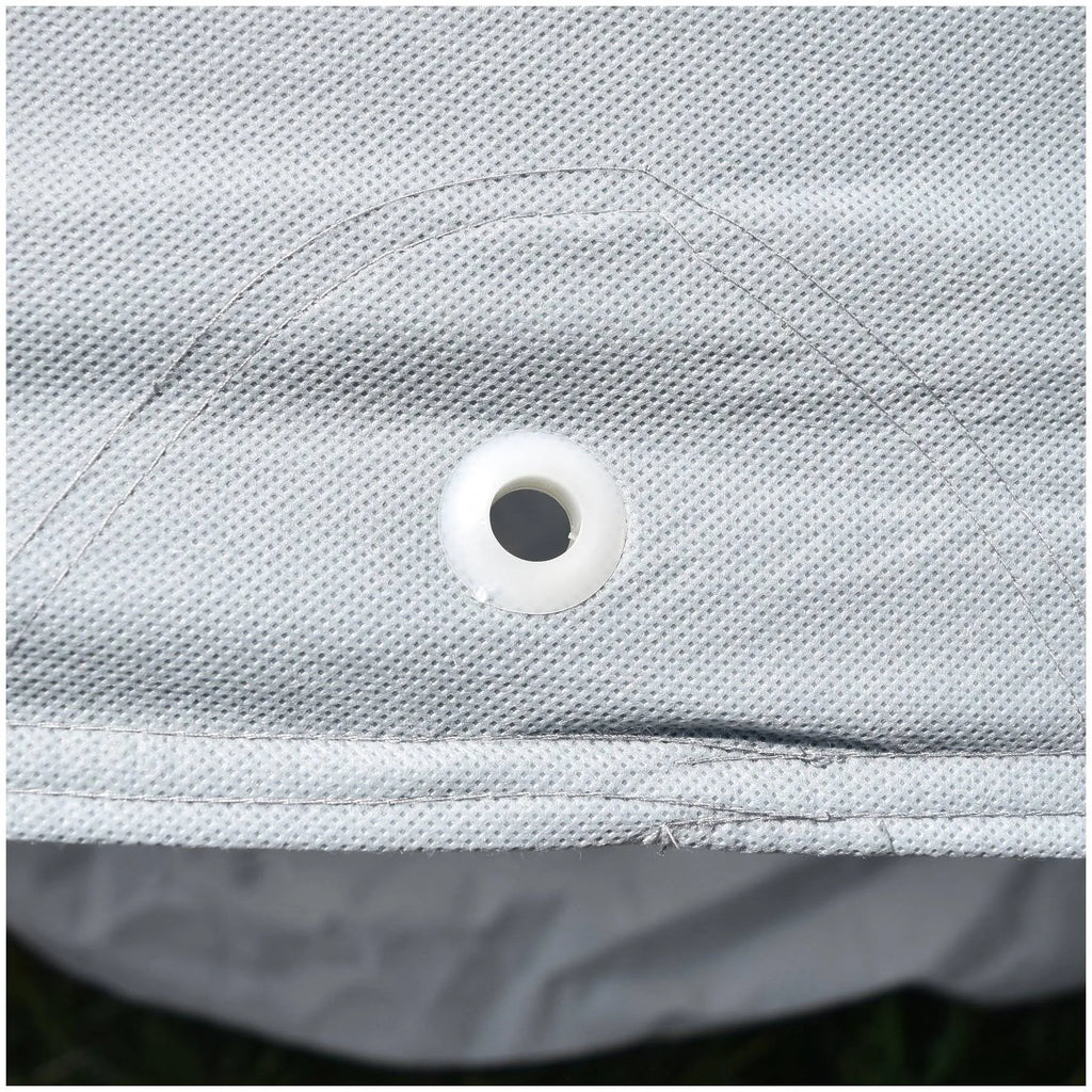 Gray Waterproof Polypropylene Car Cover D3226