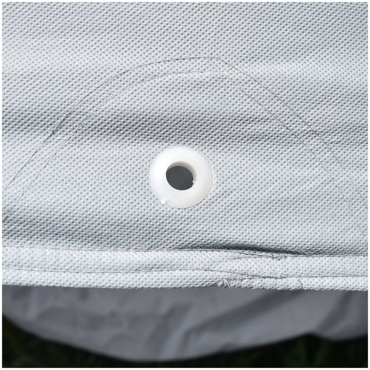Gray Waterproof Polypropylene Car Cover D3226