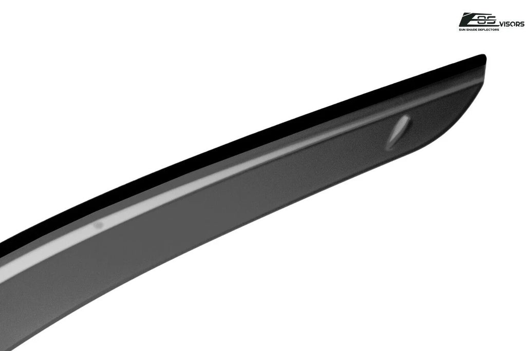 Smoke Tinted Clip-On Window Deflectors Rain Guard Z29209