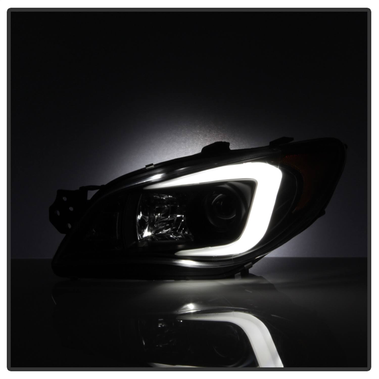 Black DRL LED Projector Headlights X93227
