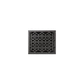 Black Powder Coat Cast Iron Floor Register C982